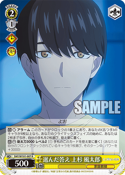 The Answer He Chose, Futaro Uesugi